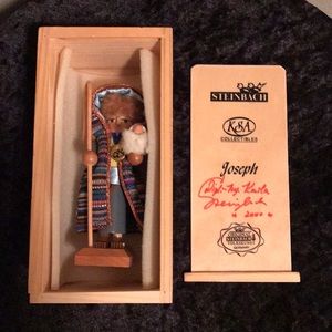 🟢 Steinbach Mini Nutcracker - “Joseph” (Signed & Numbered)